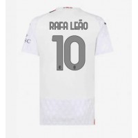 Camisa de time de futebol AC Milan Rafael Leao #10 Replicas 2º Equipamento Feminina 2023-24 Manga Curta